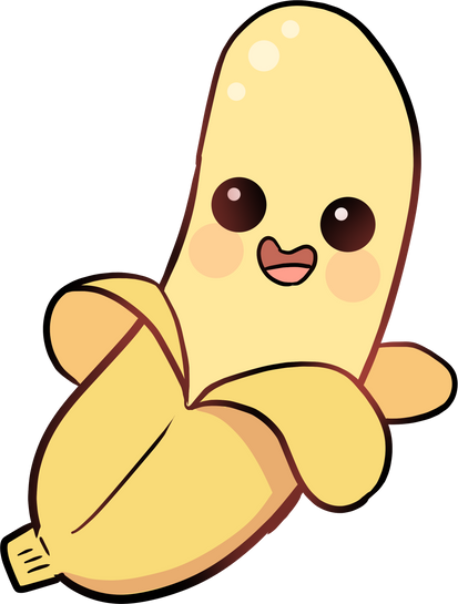 Cute Banana Cartoon